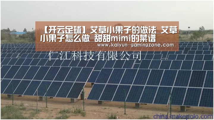 【开云足球】艾草小果子的做法_艾草小果子怎么做_甜甜mimi的菜谱(图1) 开云篮球